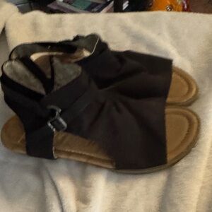 Blowfish Black and Brown Sandals